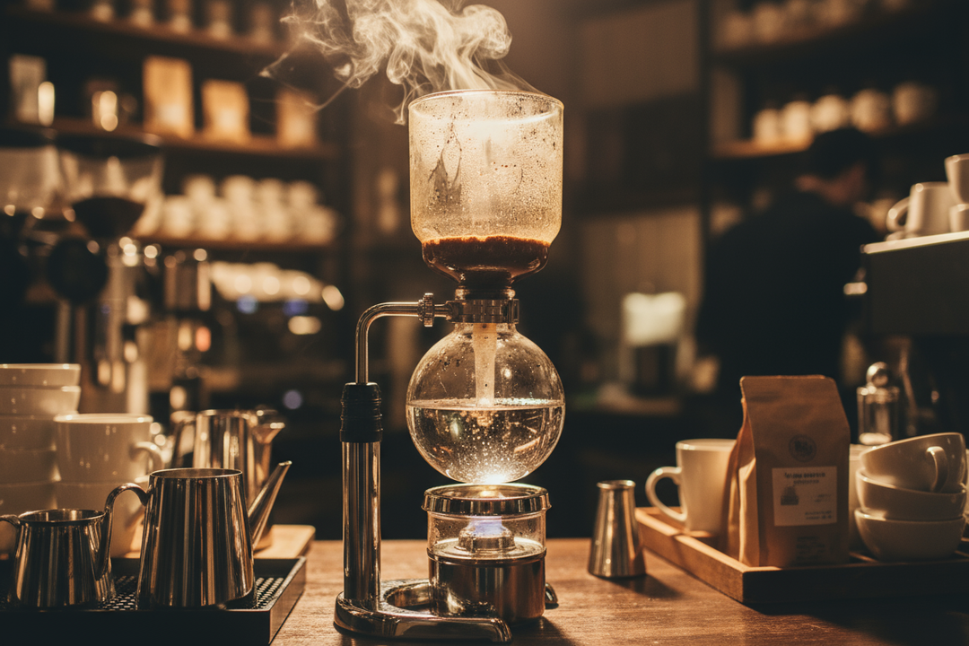 【喫茶店の主役】魅せる抽出器具サイフォン！家庭で楽しむための手順とコツ