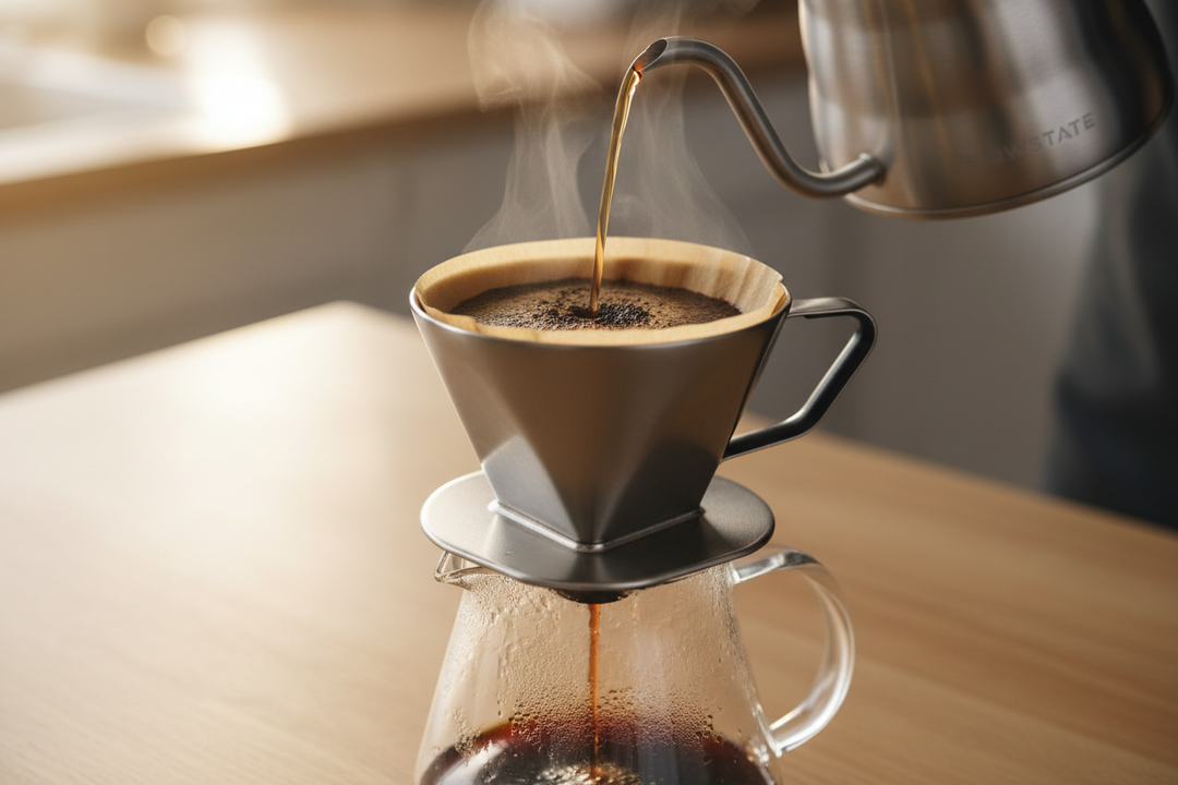 蒸らしが必要ないドリッパー注ぎっぱなしでプロの味