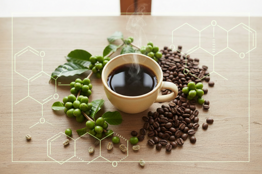 【最新研究】「カフェ酸」はデカフェでも摂れる？カフェインとの違いと効果的な取り入れ方を徹底解説