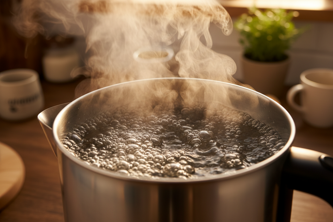 【沸騰したお湯はNG】コーヒーを熱湯で淹れてはいけない理由！嫌な苦味を防ぐ「適正温度」と美味しい淹れ方を徹底解説