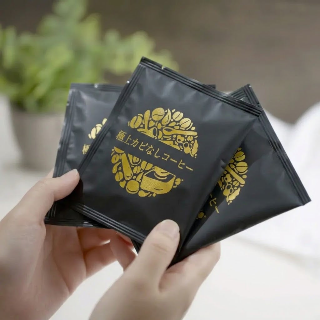 Mold-Free Drip Bags: Made with 100% JAS-certified organic beans. [Subscription: 20+ bags receive first month free &amp; discounted prices thereafter]