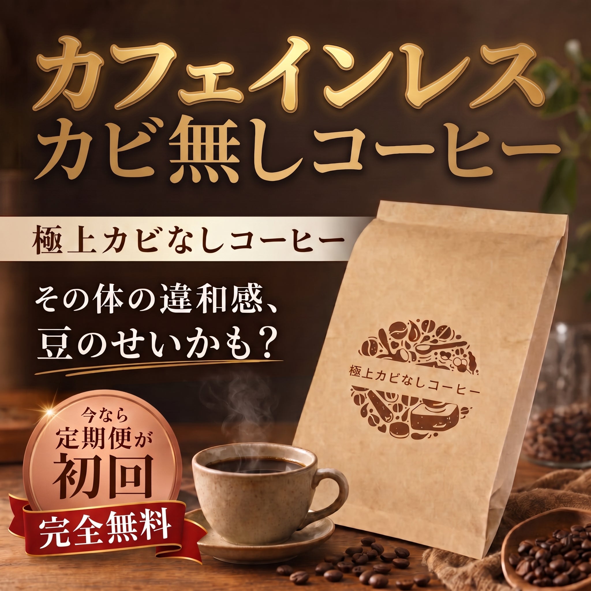 お医者さまの声 – 極上カビなしコーヒー